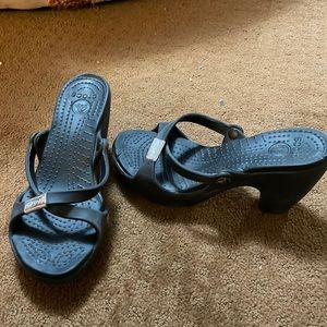 Croc heels
